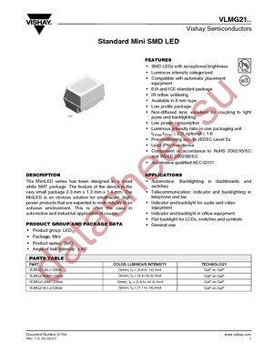 VLMG21J2L1-GS08 datasheet  